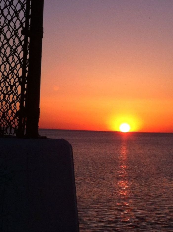 Sunrise over Lake Michigan